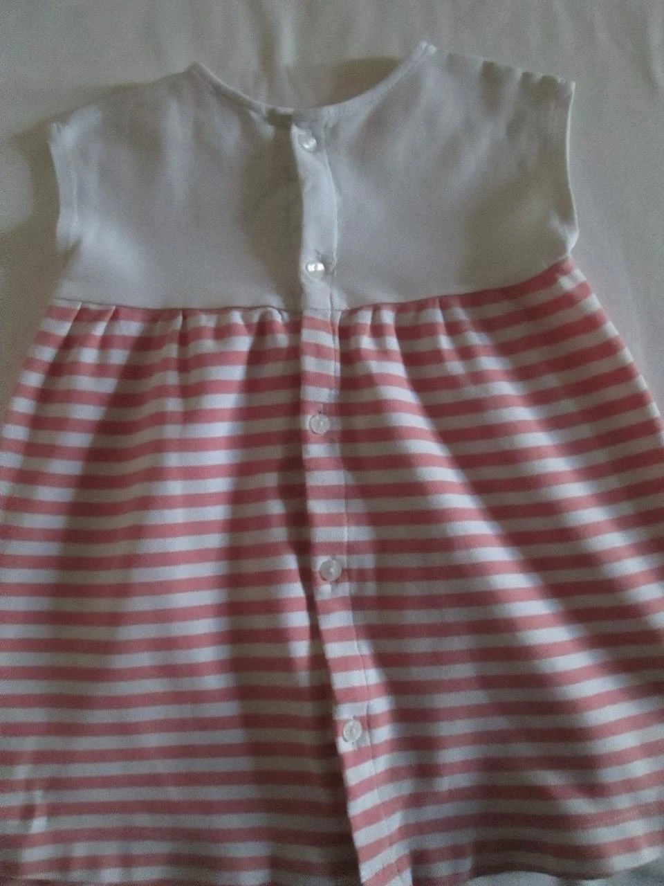 Vestido rayado rosa y blanco Obaïdi – photo 4